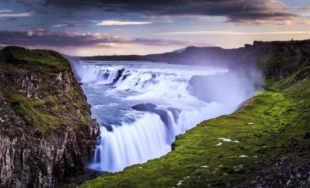 Cascata di Gullfoss in Islanda