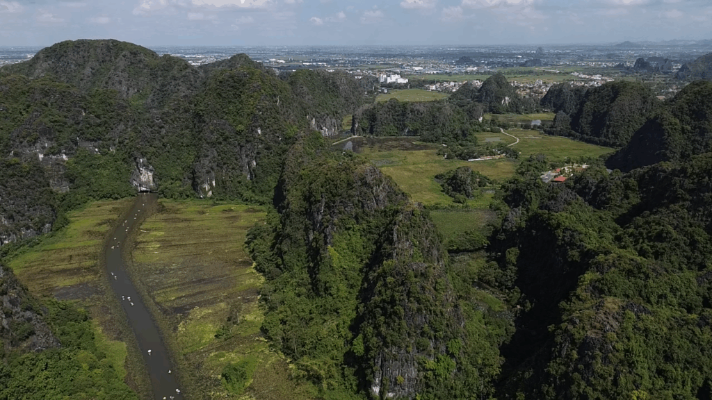 Ninh Binh vista dall'alto