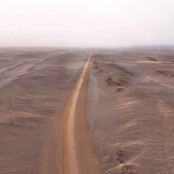 Vista della Skeleton Coast dall'alto