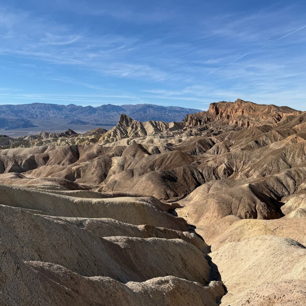 Punto di osservazione a Zabriskie Point