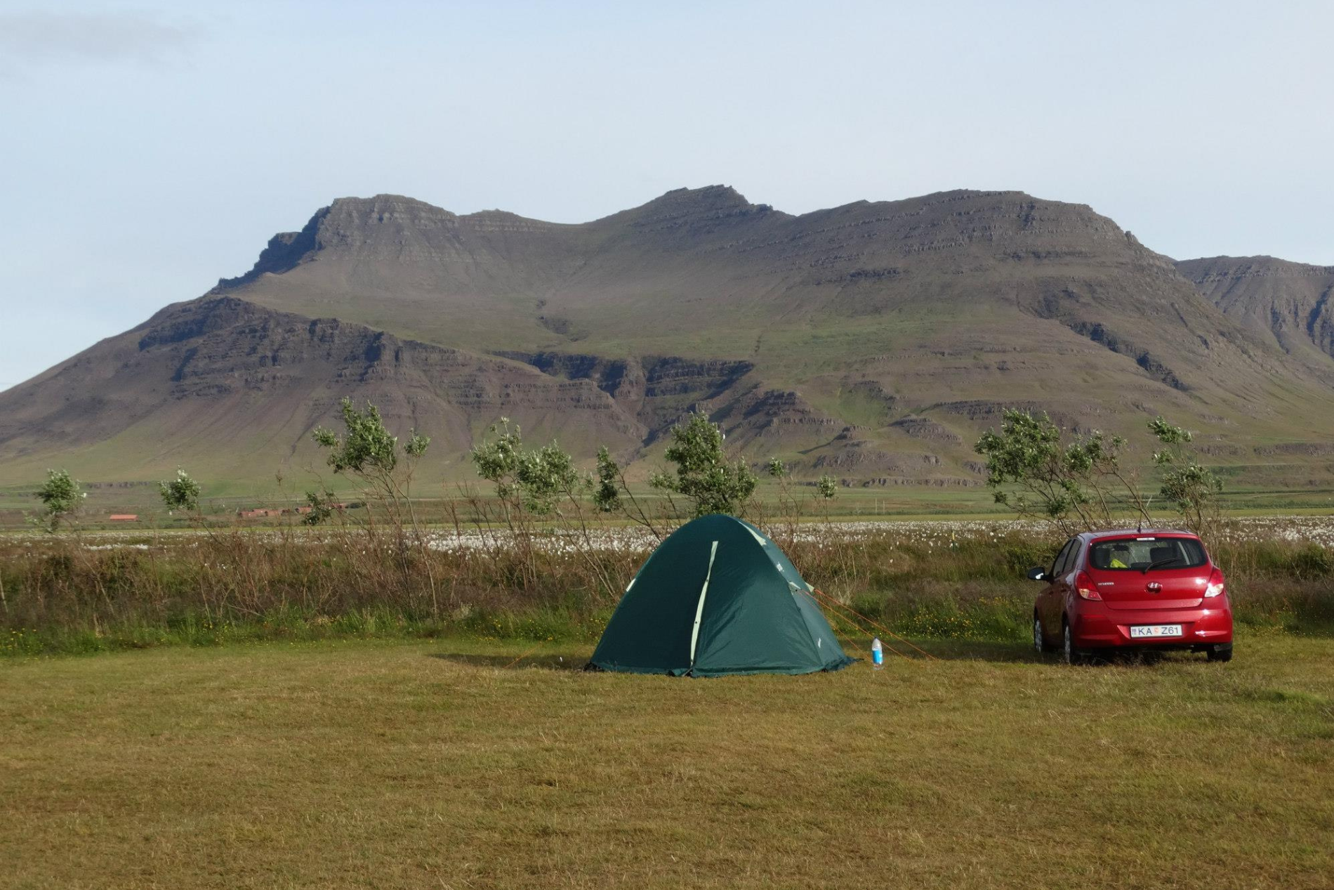 Campeggio in Islanda