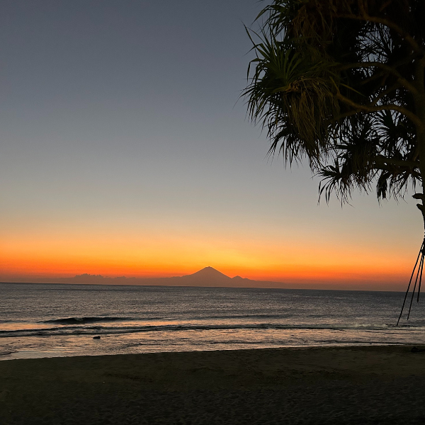 Tramonto in Indonesia