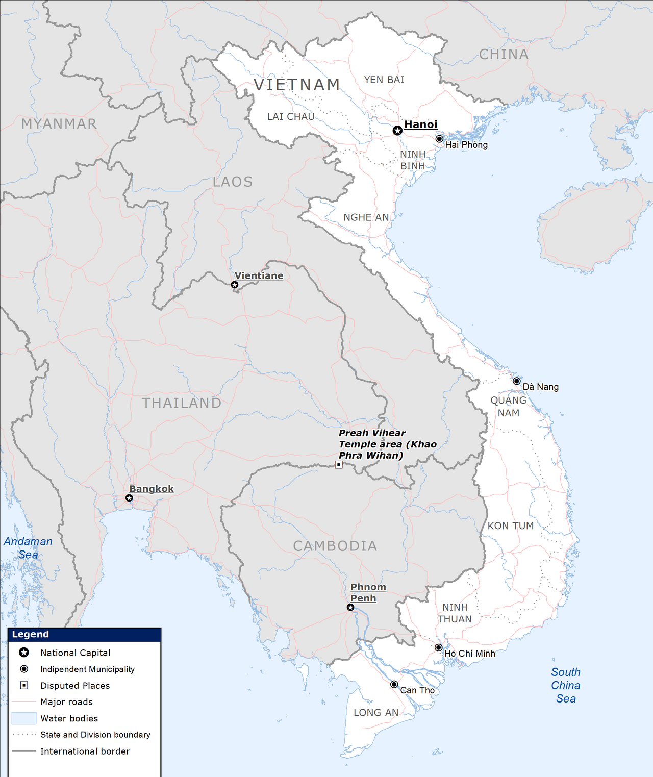 Mappa Vietnam